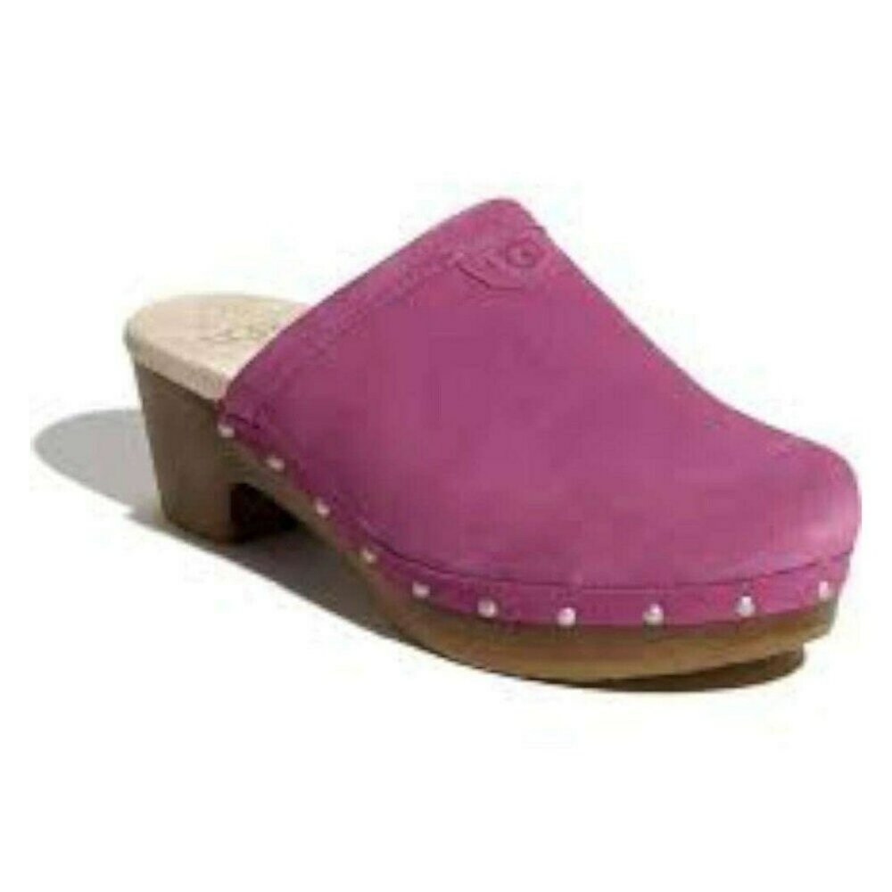 Ugg Australia Girls Youth Pink Evie Slip On Clogs Slippers